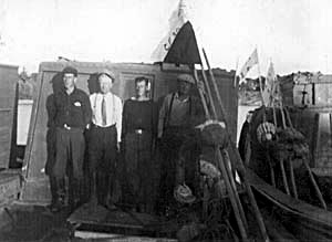  Ben, Gudmundur, James, Solmundur in 1943